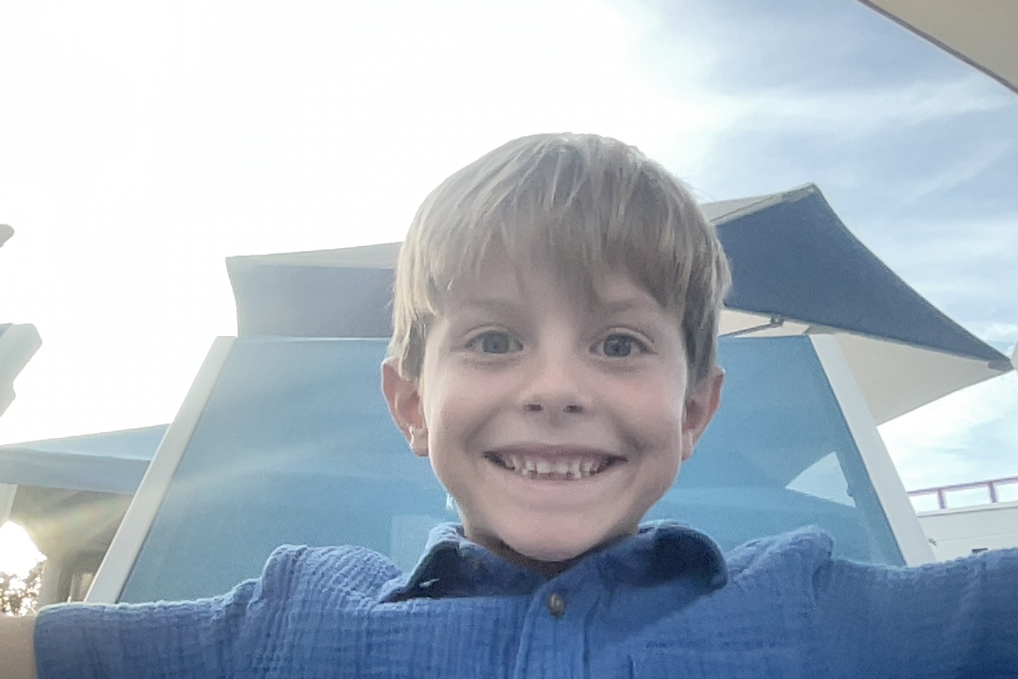 Skye smiling in Phoenix, Arizona